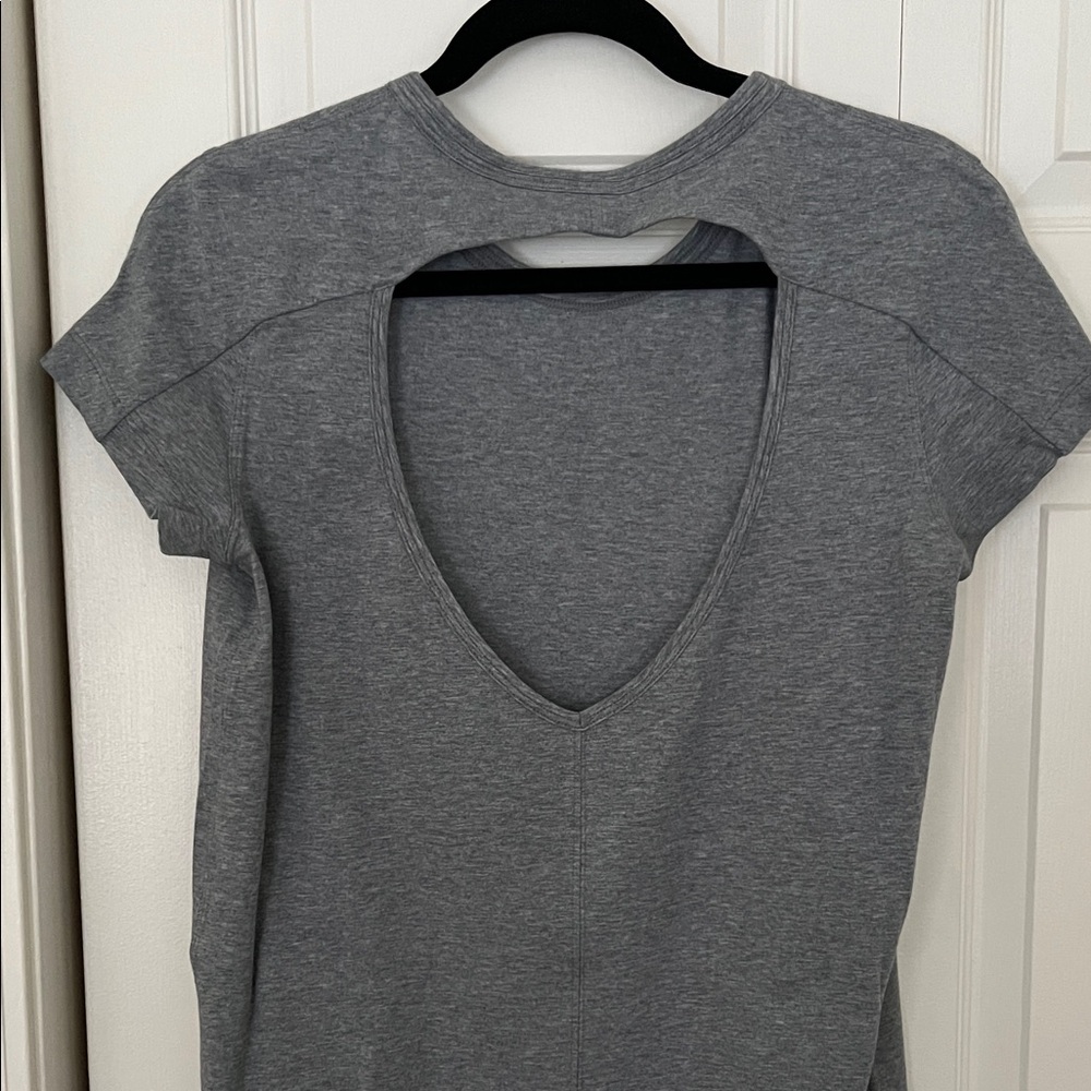 Gray lululemon cotton tshirt dress